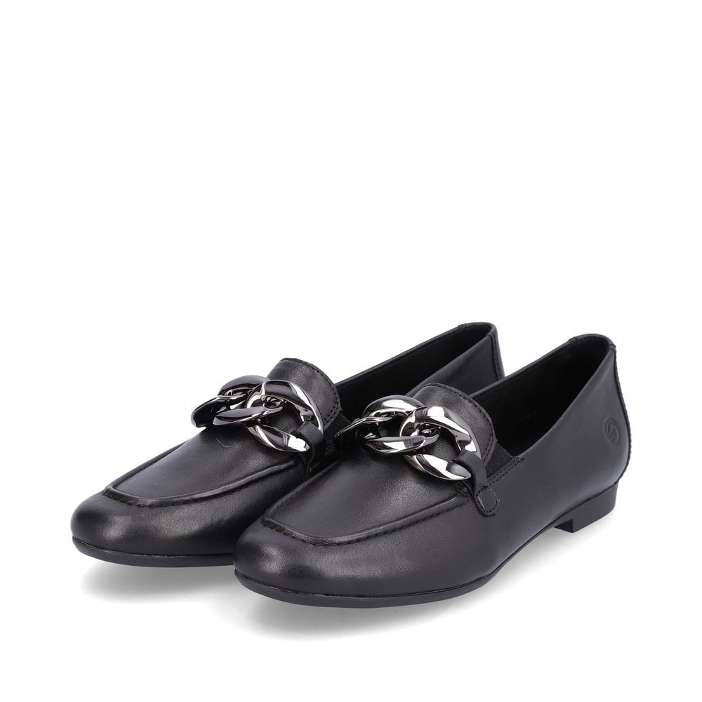 Slip On Rieker Remonte D0K00-00 Noir Femme | KAV-8385806