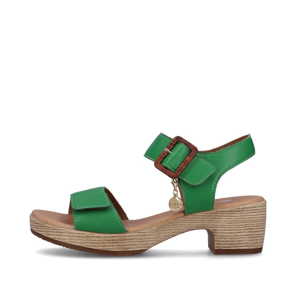 Sandales Rieker Remonte D0N52-52 Vert Femme | VHA-5290684