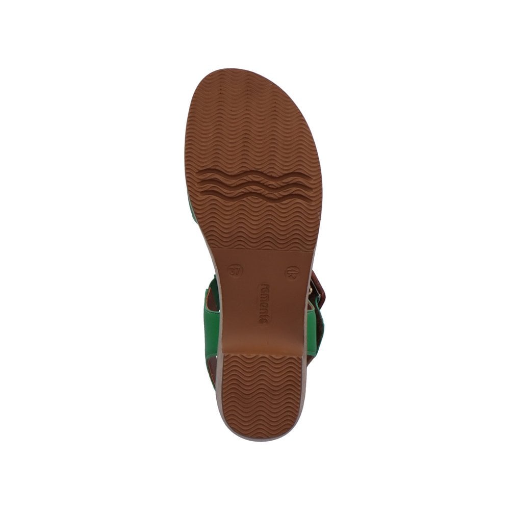 Sandales Rieker Remonte D0N52-52 Vert Femme | VHA-5290684