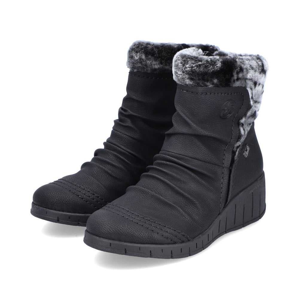 Bottes D'hiver Rieker Y1361-00 Noir Femme | JSE-0917549