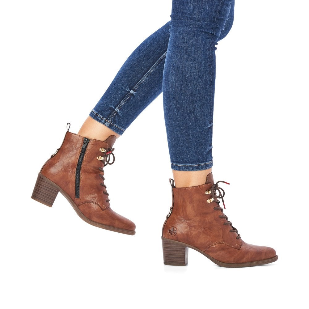 Bottines Rieker Y2000-22 Marron Femme | BET-5280791