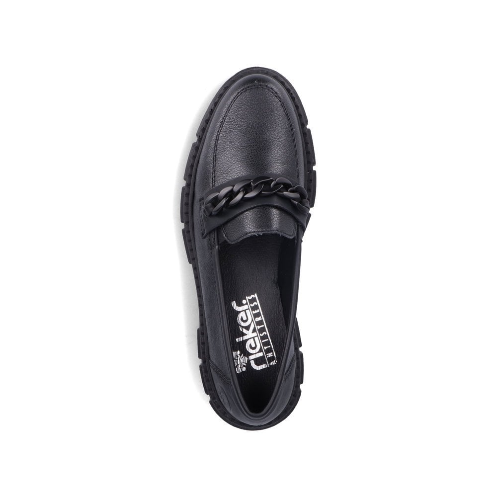 Slip On Rieker M3861-01 Noir Femme | FZR-7641898