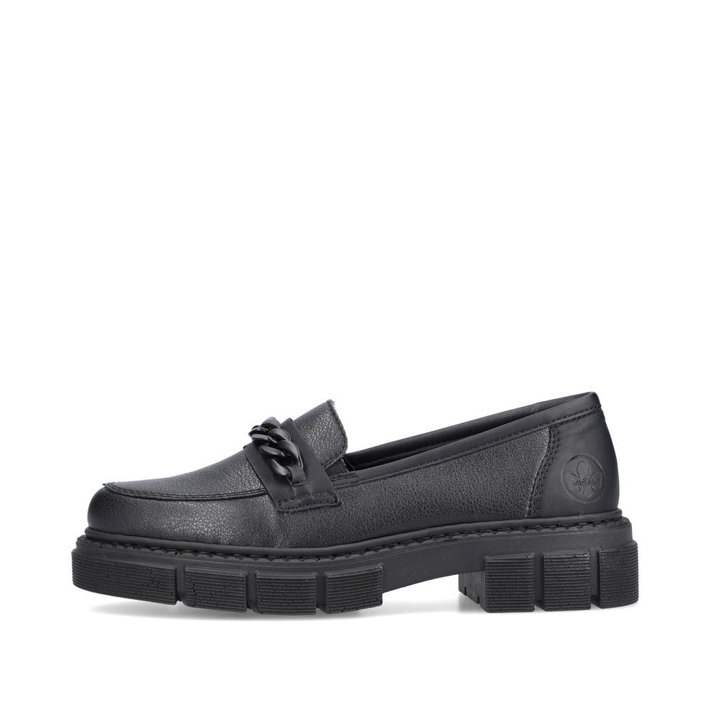 Slip On Rieker M3861-01 Noir Femme | FZR-7641898