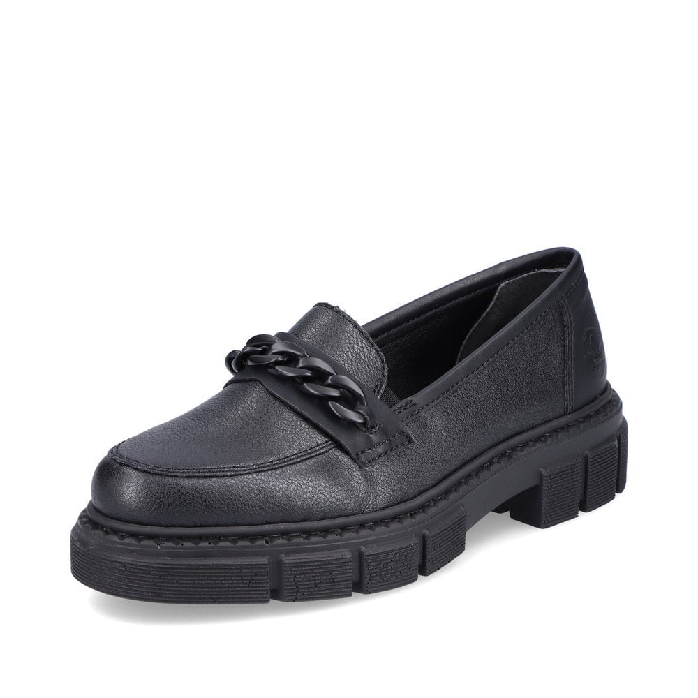 Slip On Rieker M3861-01 Noir Femme | FZR-7641898