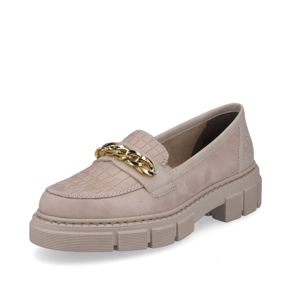 Slip On Rieker M3865-60 Beige Femme | KLY-5699221