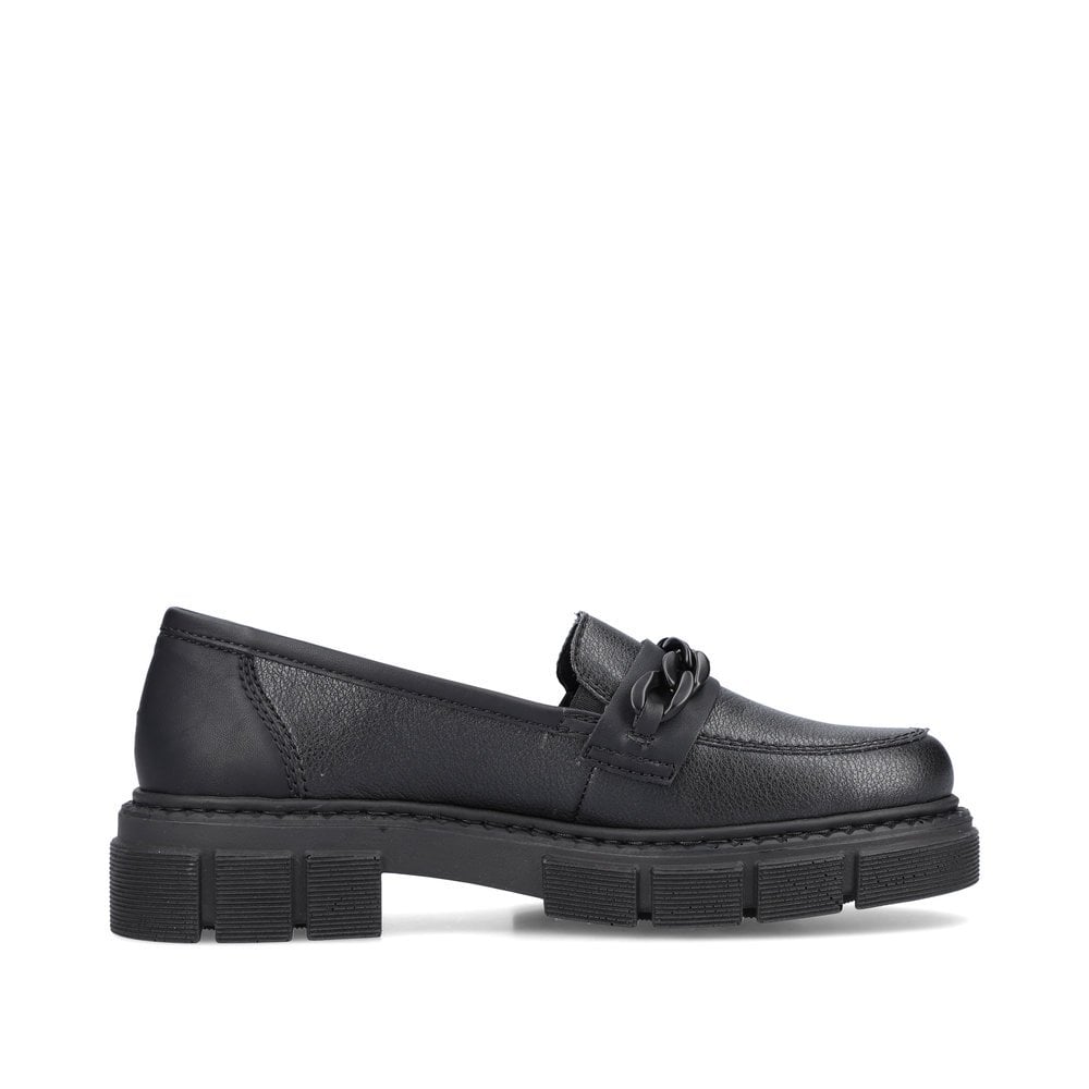 Slip On Rieker M3861-01 Noir Femme | FZR-7641898