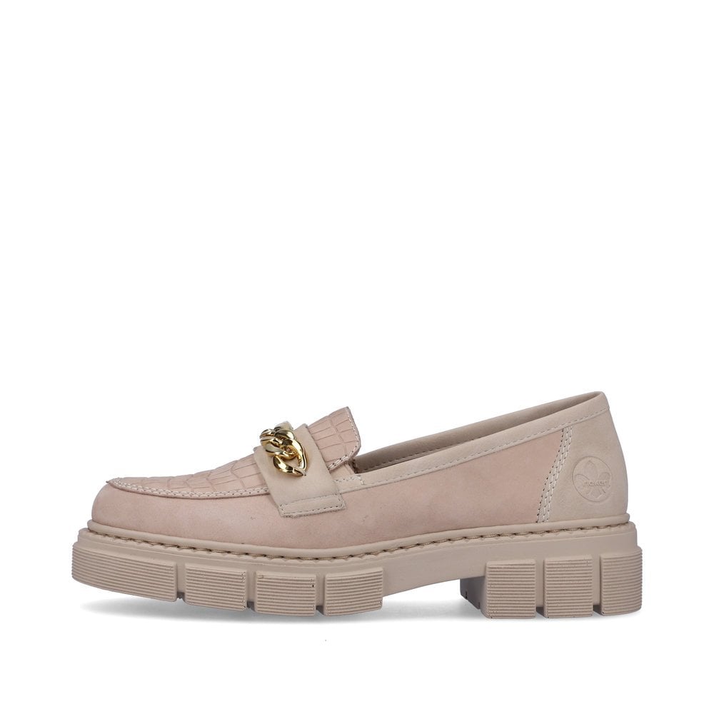 Slip On Rieker M3865-60 Beige Femme | KLY-5699221