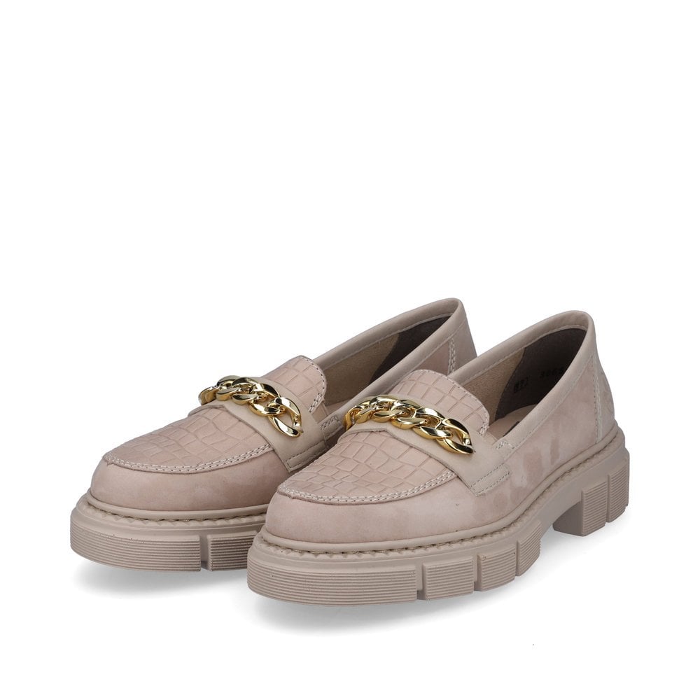 Slip On Rieker M3865-60 Beige Femme | KLY-5699221