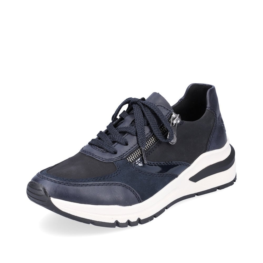 Basket Rieker M6600-14 Bleu Femme | KJG-7158133