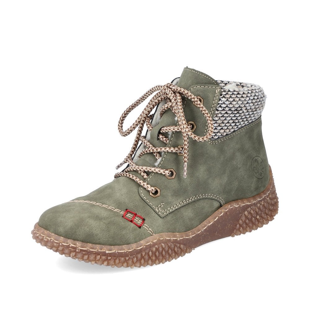 Bottines Rieker Y8441-54 Vert Femme | XVI-7410700