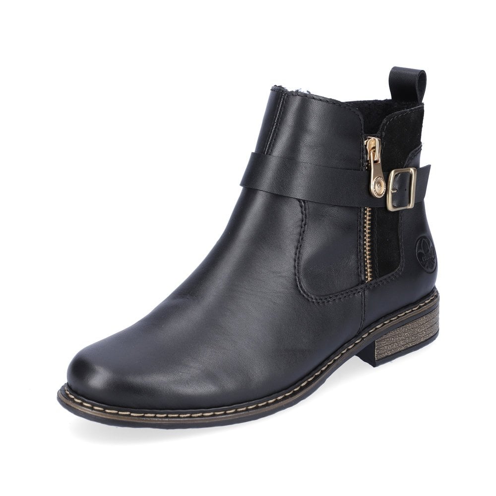 Chelsea Boots Rieker Z4959-00 Noir Femme | XRX-7012592