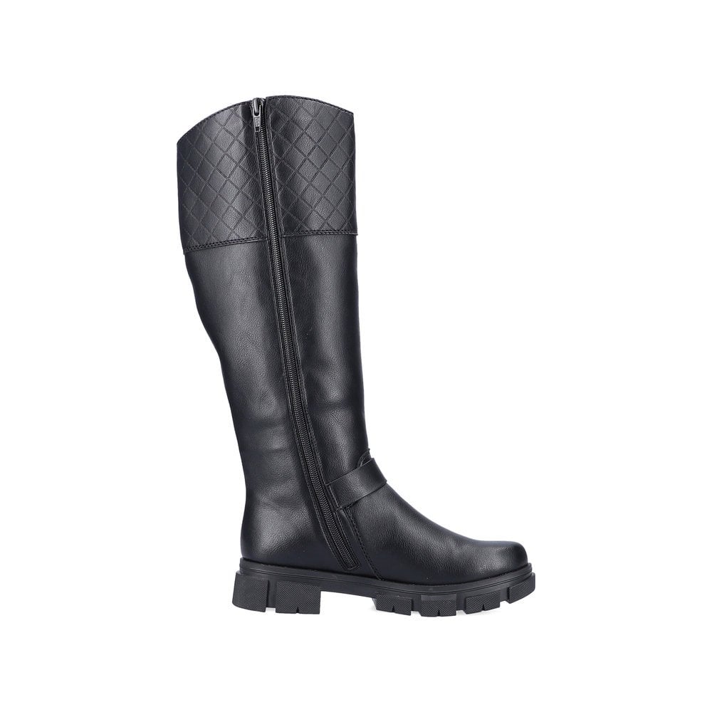 Bottes Hautes Rieker Y7154-00 Noir Femme | DDH-0415583