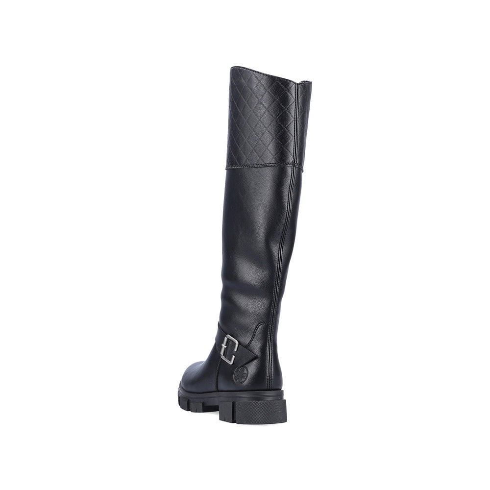 Bottes Hautes Rieker Y7154-00 Noir Femme | DDH-0415583