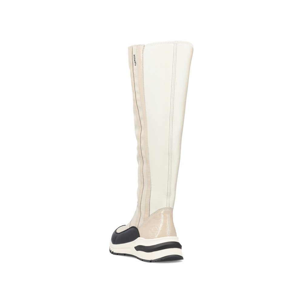 Bottes Hautes Rieker M6690-60 Beige Femme | YTS-3469412