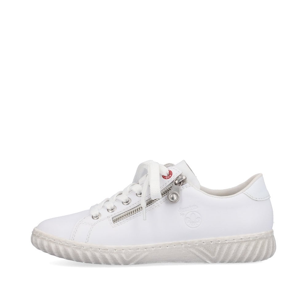 Basket Rieker N0900-81 Blanche Femme | CFS-9087254