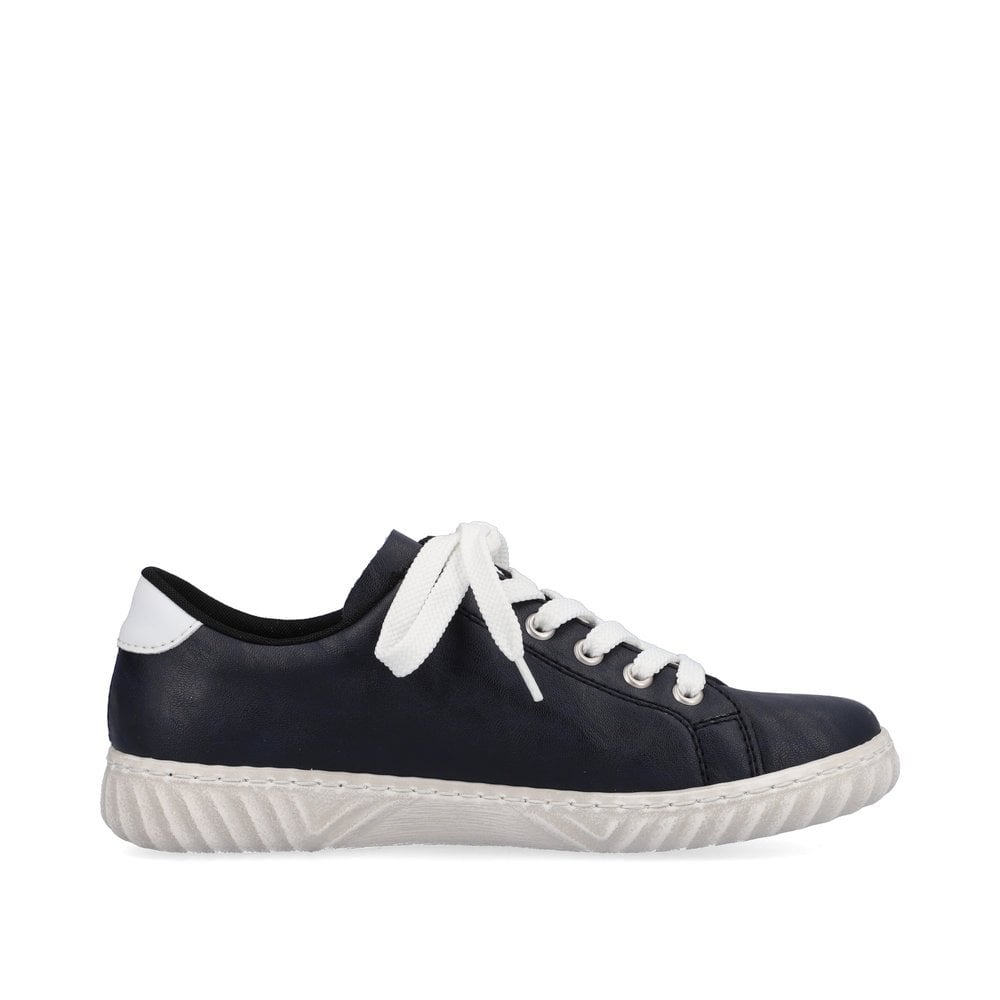 Basket Rieker N0910-14 Bleu Femme | PYK-8967356