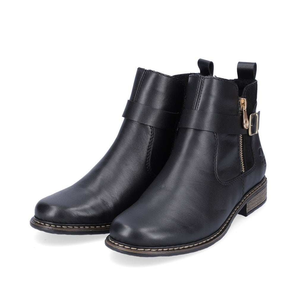 Chelsea Boots Rieker Z4959-00 Noir Femme | XRX-7012592