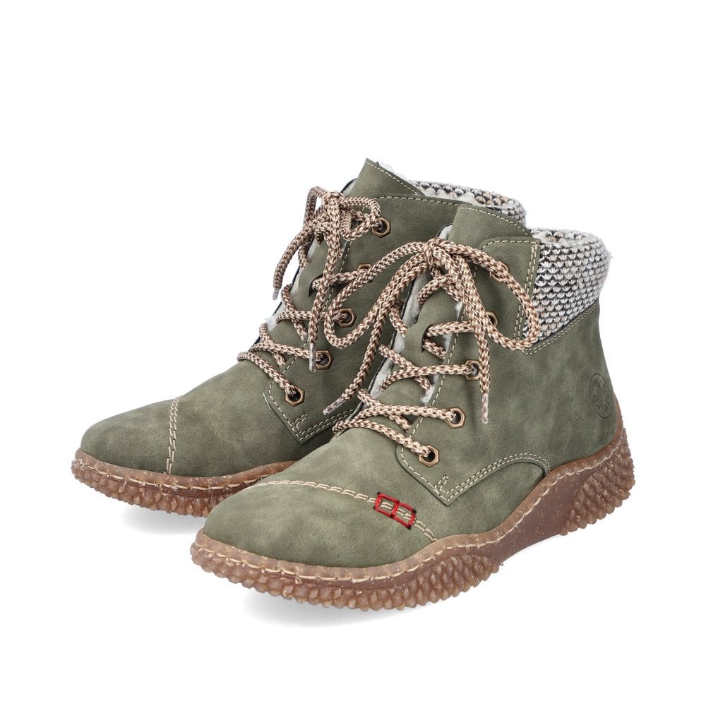 Bottines Rieker Y8441-54 Vert Femme | XVI-7410700