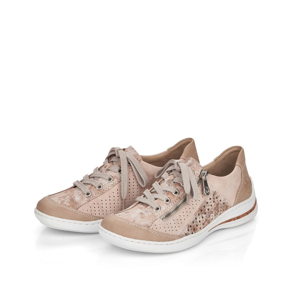 Basket Rieker M35G6-31 Rose Femme | RMC-5484952