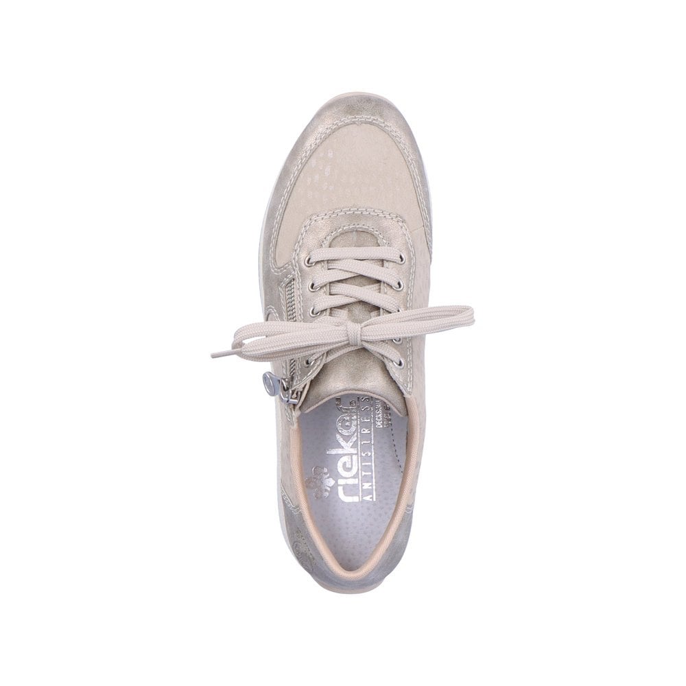 Basket Rieker N1112-60 Beige Femme | XUU-1239810