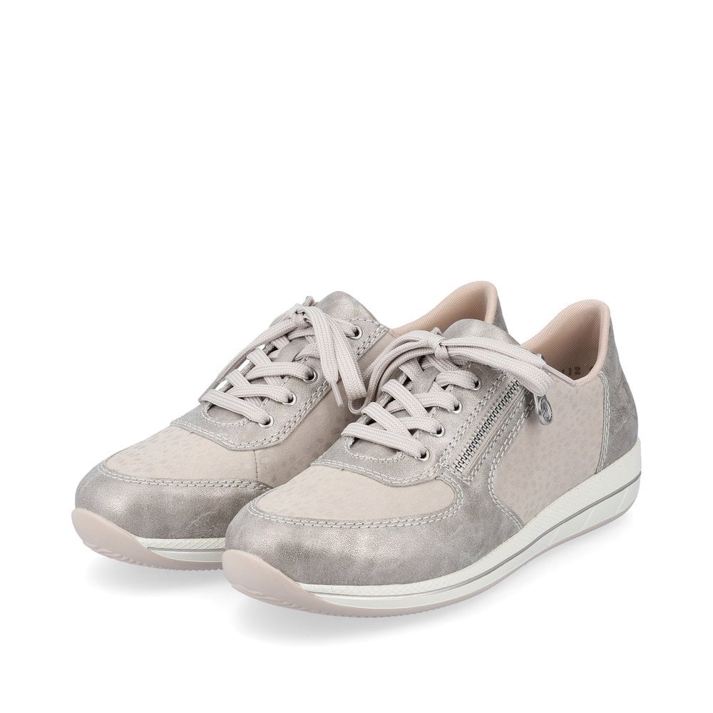 Basket Rieker N1112-60 Beige Femme | XUU-1239810