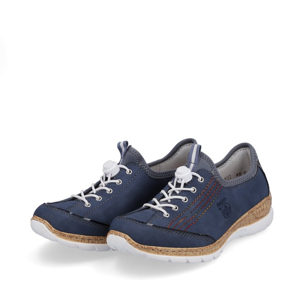 Basket Rieker N42T0-14 Bleu Femme | NWZ-1080518