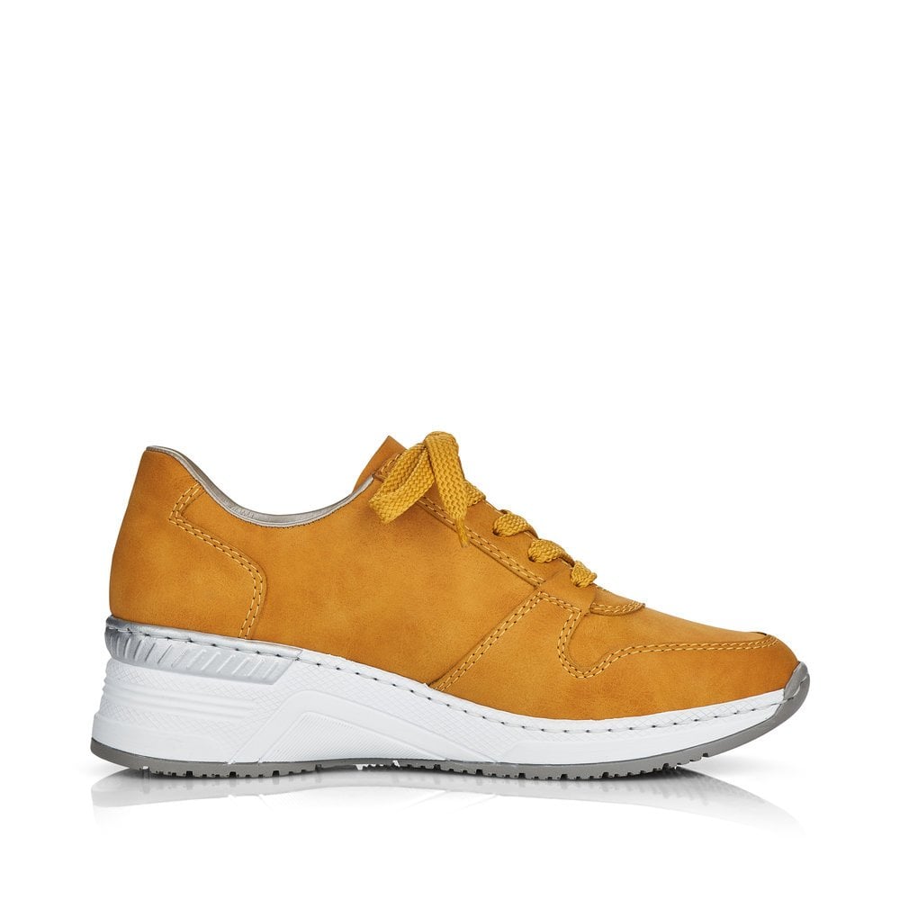 Basket Rieker N4317-68 Jaune Femme | OUT-9501020