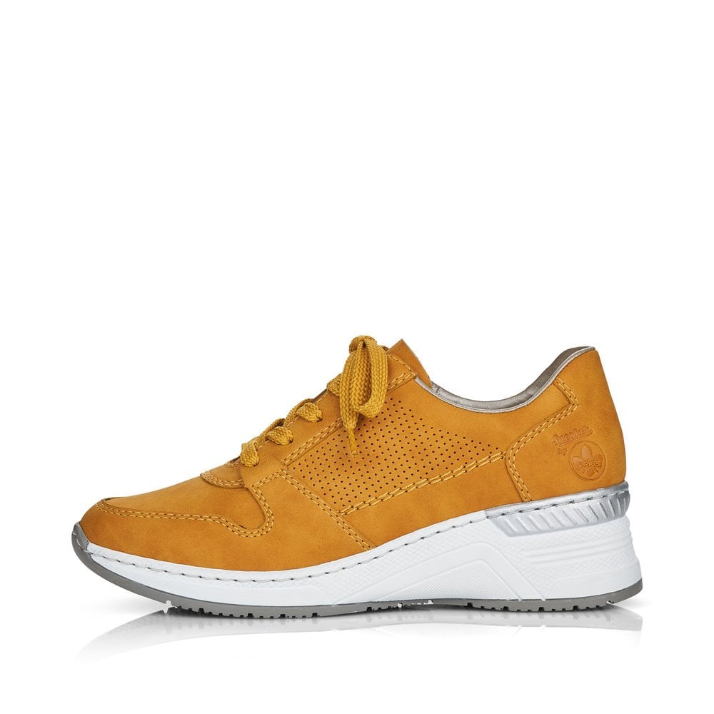 Basket Rieker N4317-68 Jaune Femme | OUT-9501020