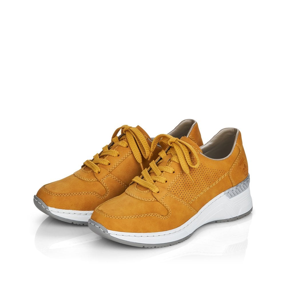 Basket Rieker N4317-68 Jaune Femme | OUT-9501020