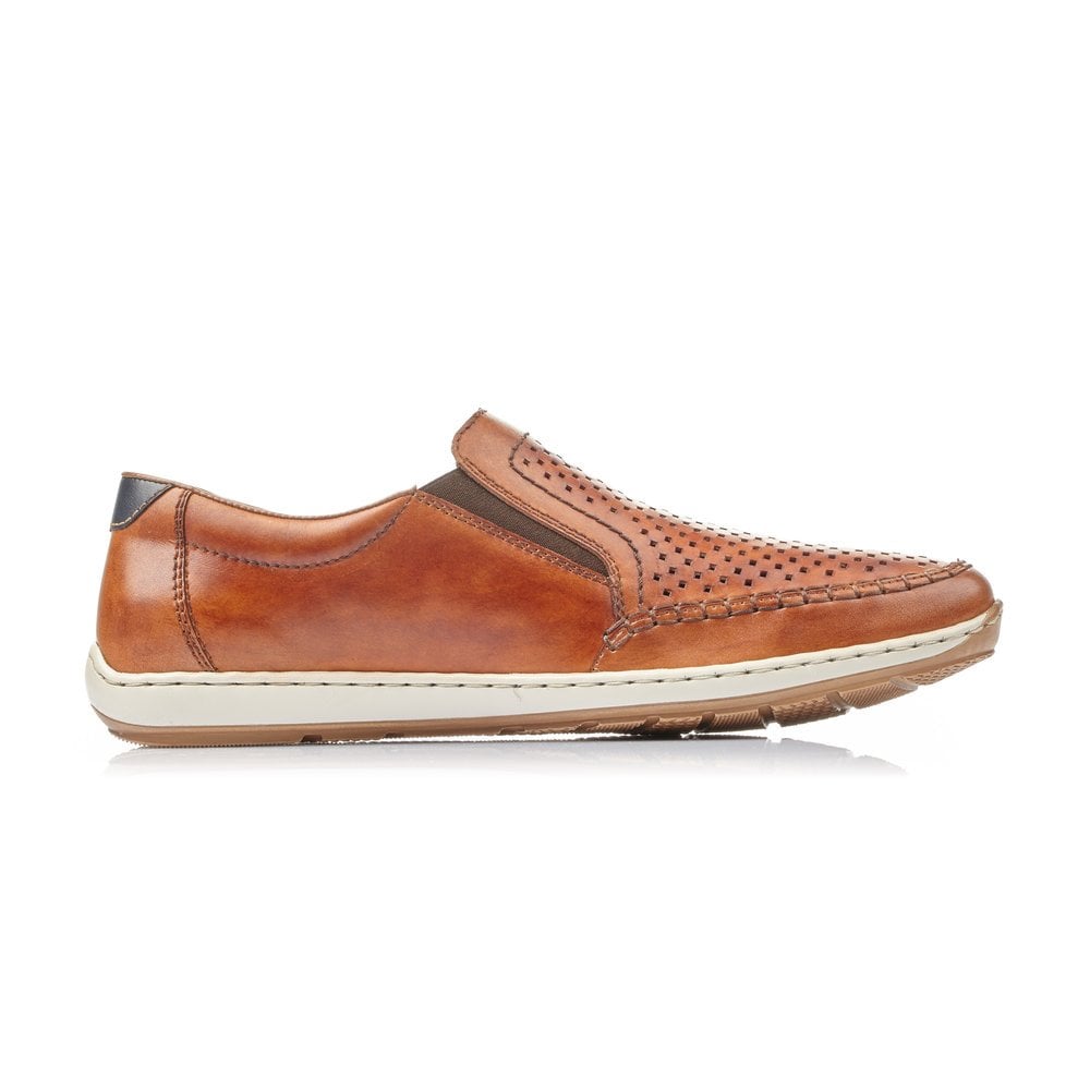 Slip On Rieker 08868-24 Marron Homme | VZX-6453716