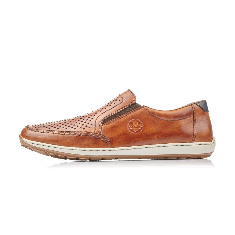 Slip On Rieker 08868-24 Marron Homme | VZX-6453716