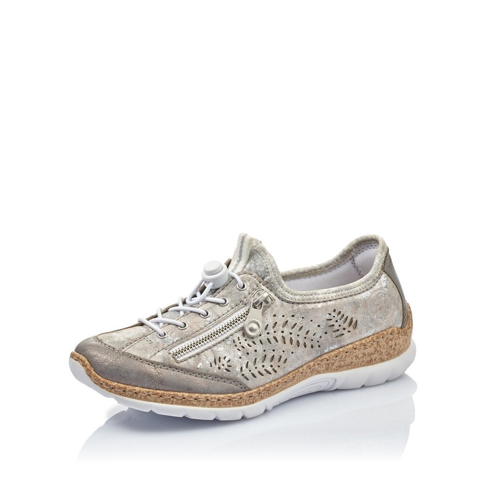 Basket Rieker N42K6-40 Grise Femme | JGN-1532707