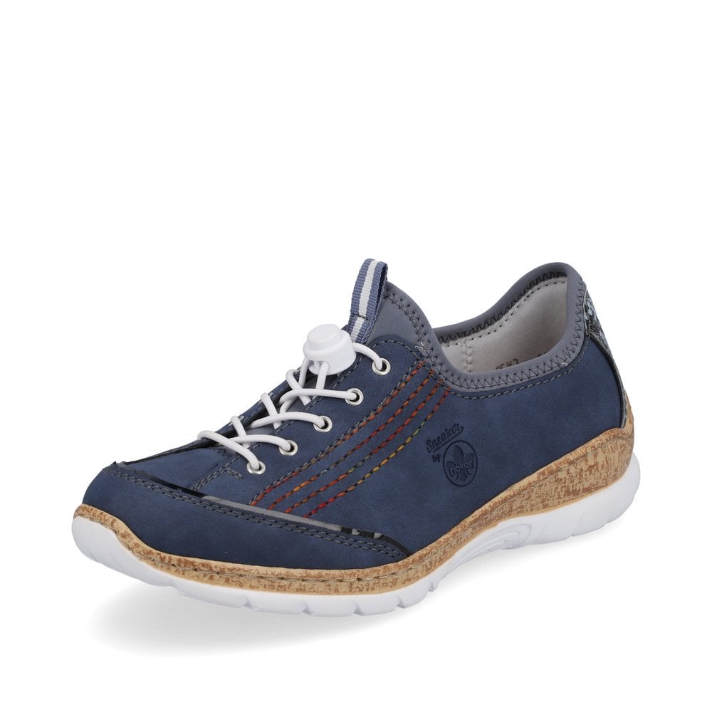 Basket Rieker N42T0-14 Bleu Femme | NWZ-1080518