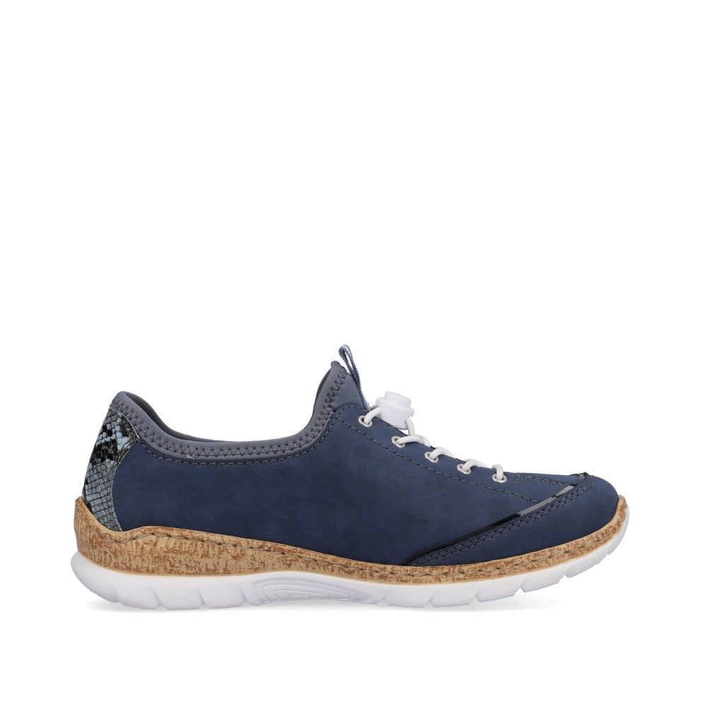 Basket Rieker N42T0-14 Bleu Femme | NWZ-1080518