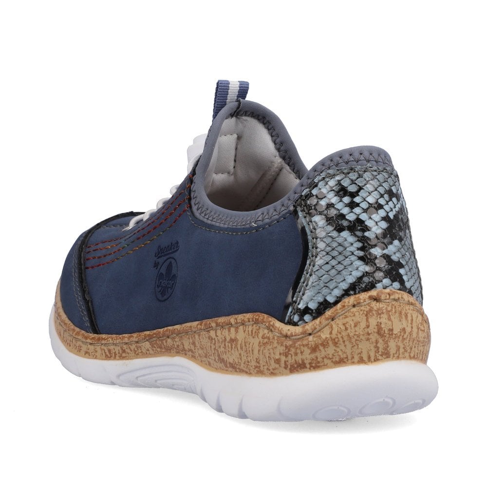 Basket Rieker N42T0-14 Bleu Femme | NWZ-1080518