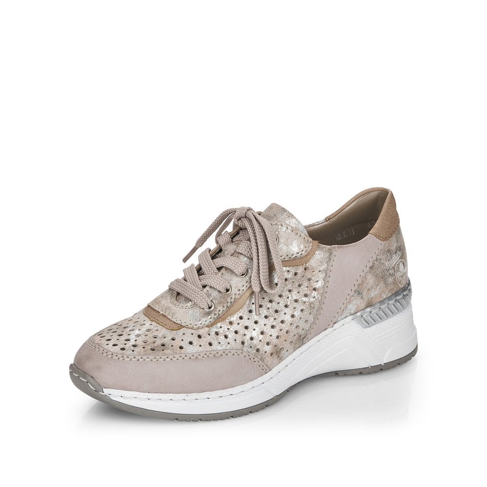 Basket Rieker N4341-60 Beige Femme | PWT-7693419