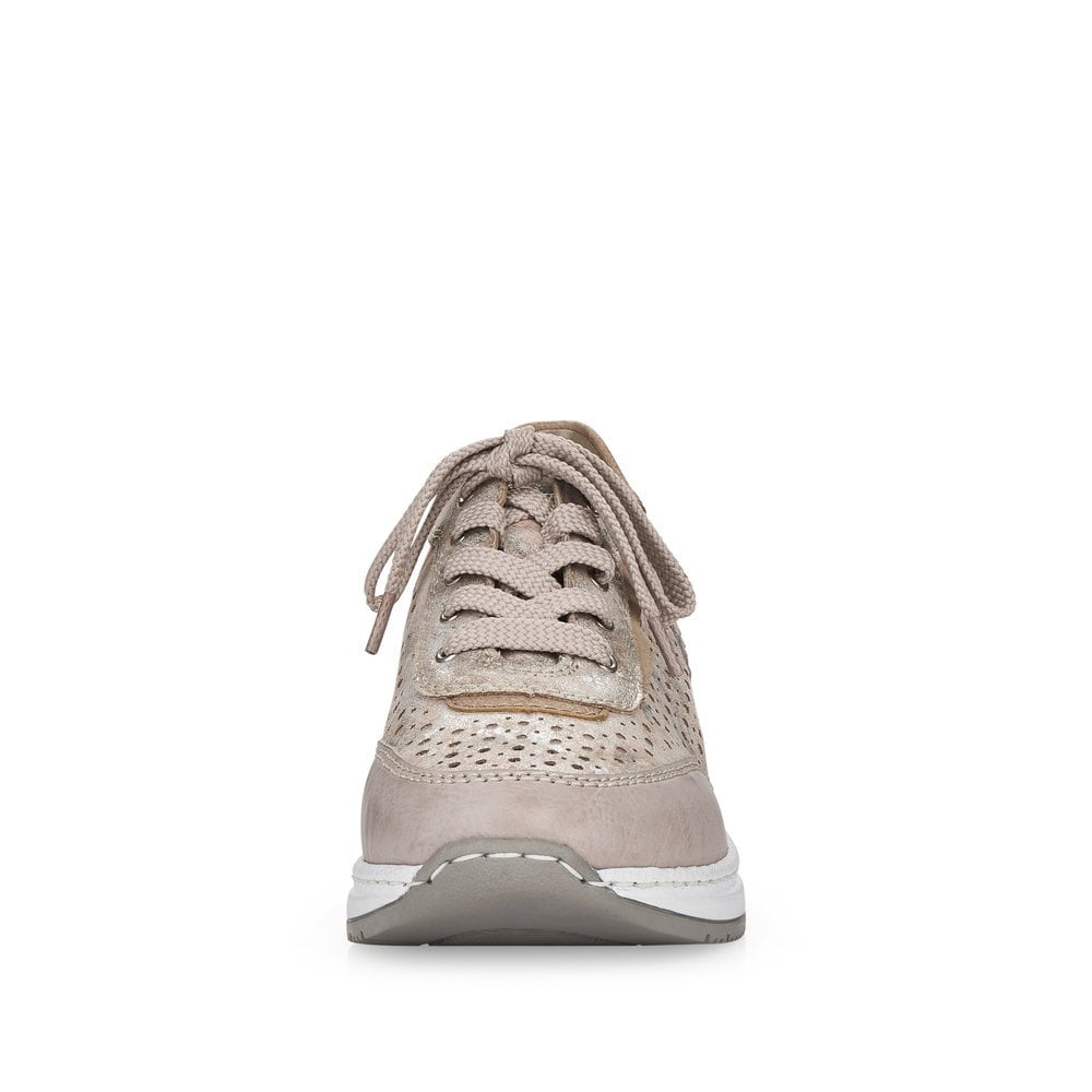 Basket Rieker N4341-60 Beige Femme | PWT-7693419