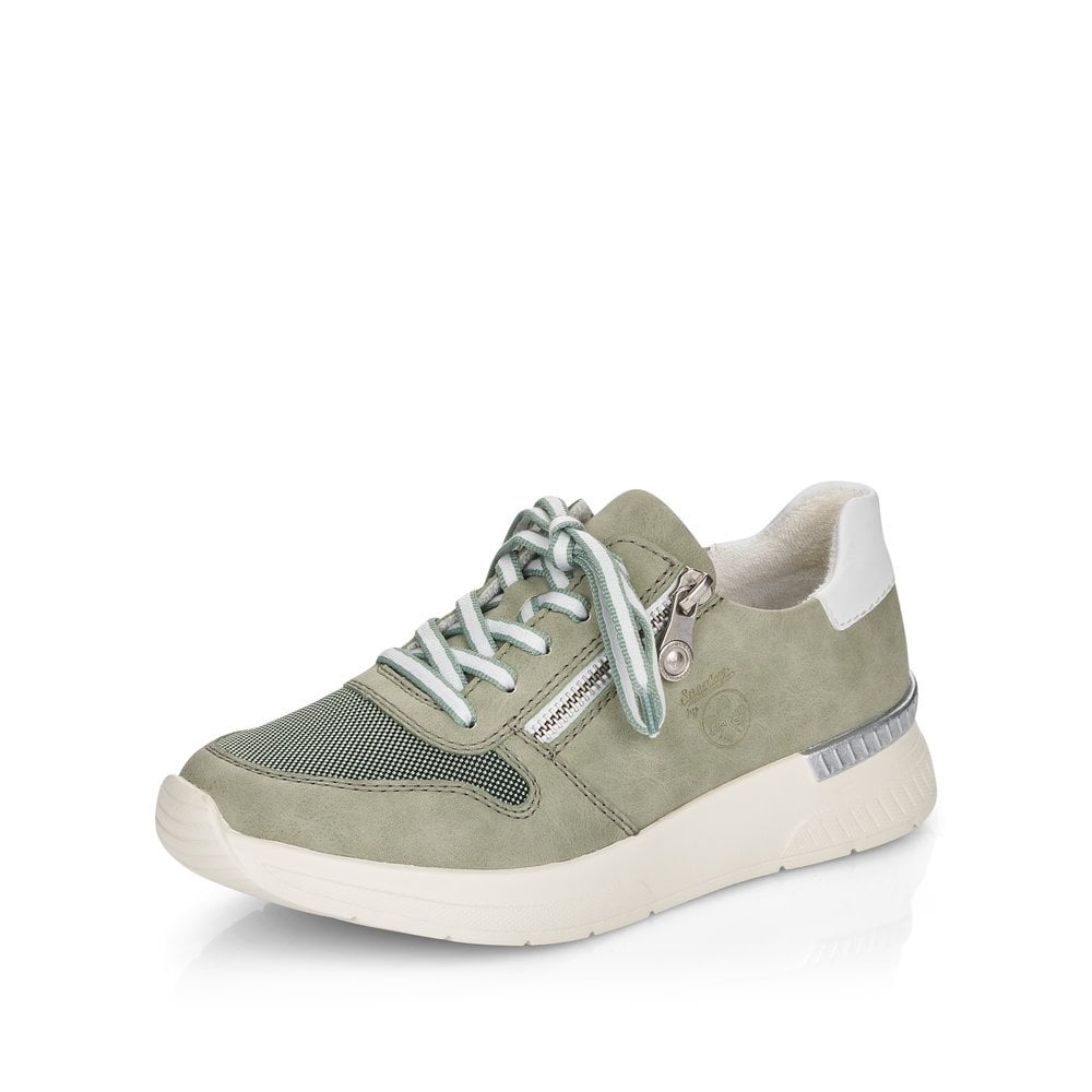 Basket Rieker N4730-52 Vert Femme | GBO-3795226