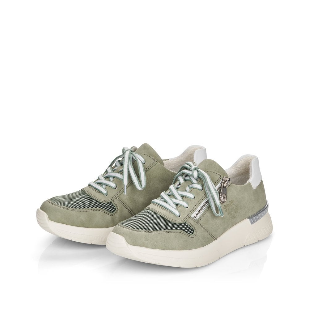 Basket Rieker N4730-52 Vert Femme | GBO-3795226