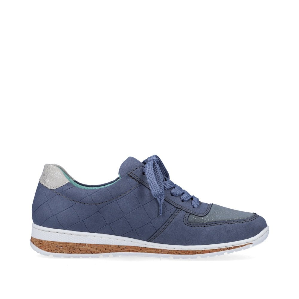 Basket Rieker N5124-14 Bleu Femme | ORQ-8162148