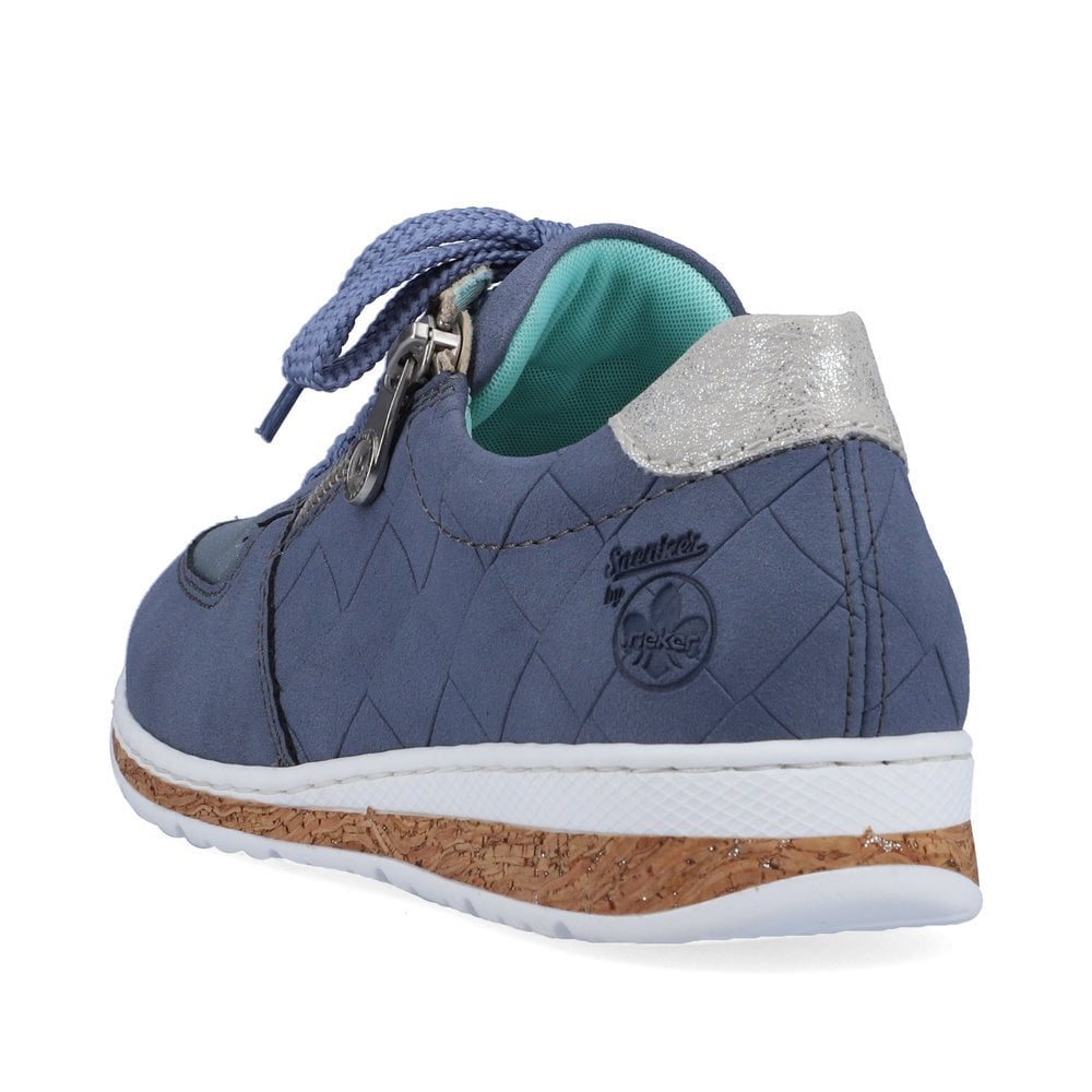 Basket Rieker N5124-14 Bleu Femme | ORQ-8162148