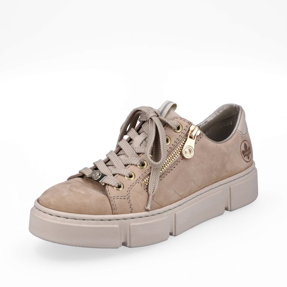 Basket Rieker N5934-63 Beige Femme | BWG-5851915