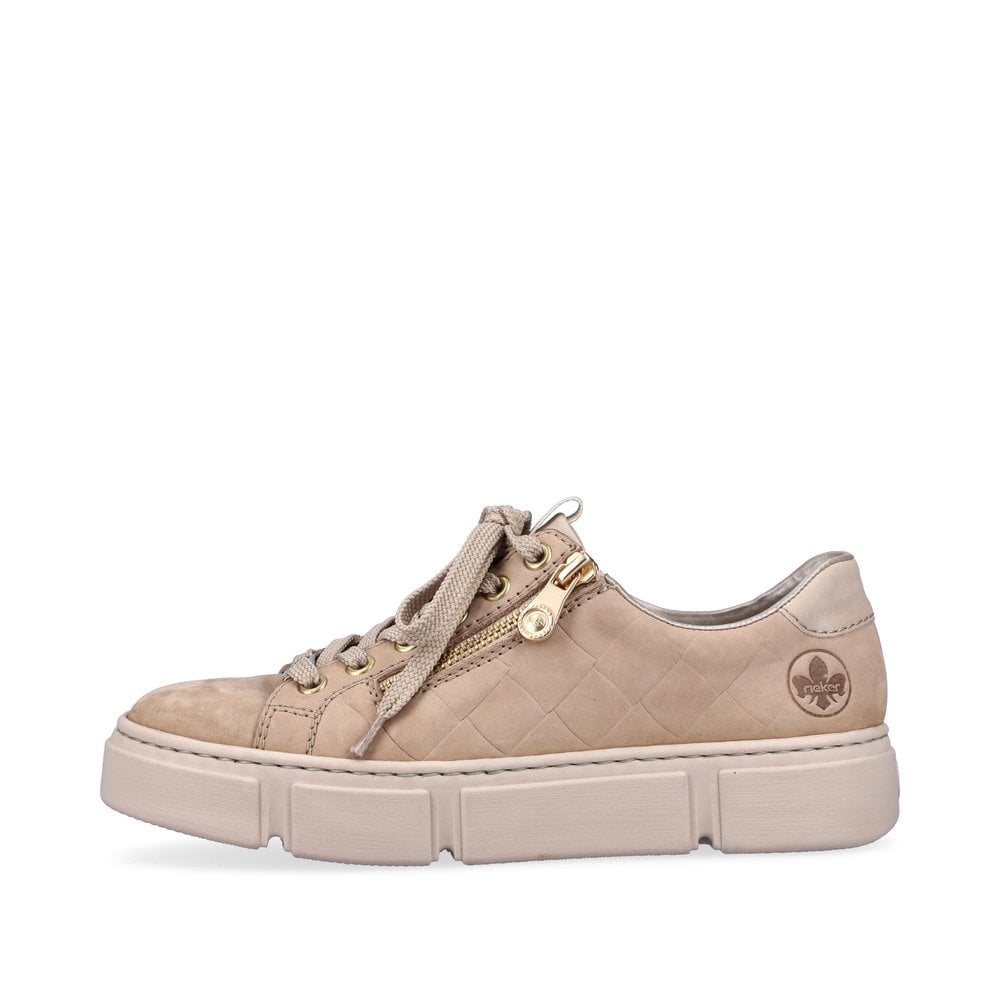 Basket Rieker N5934-63 Beige Femme | BWG-5851915