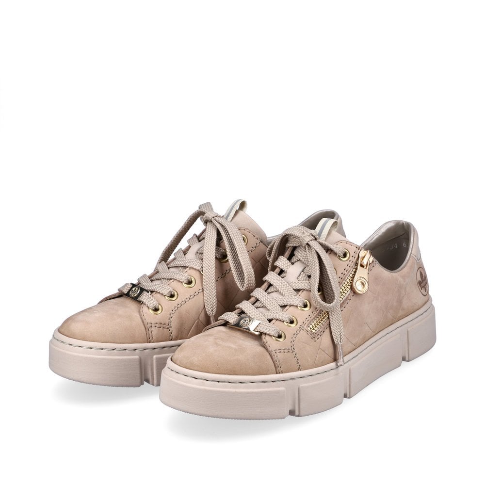 Basket Rieker N5934-63 Beige Femme | BWG-5851915