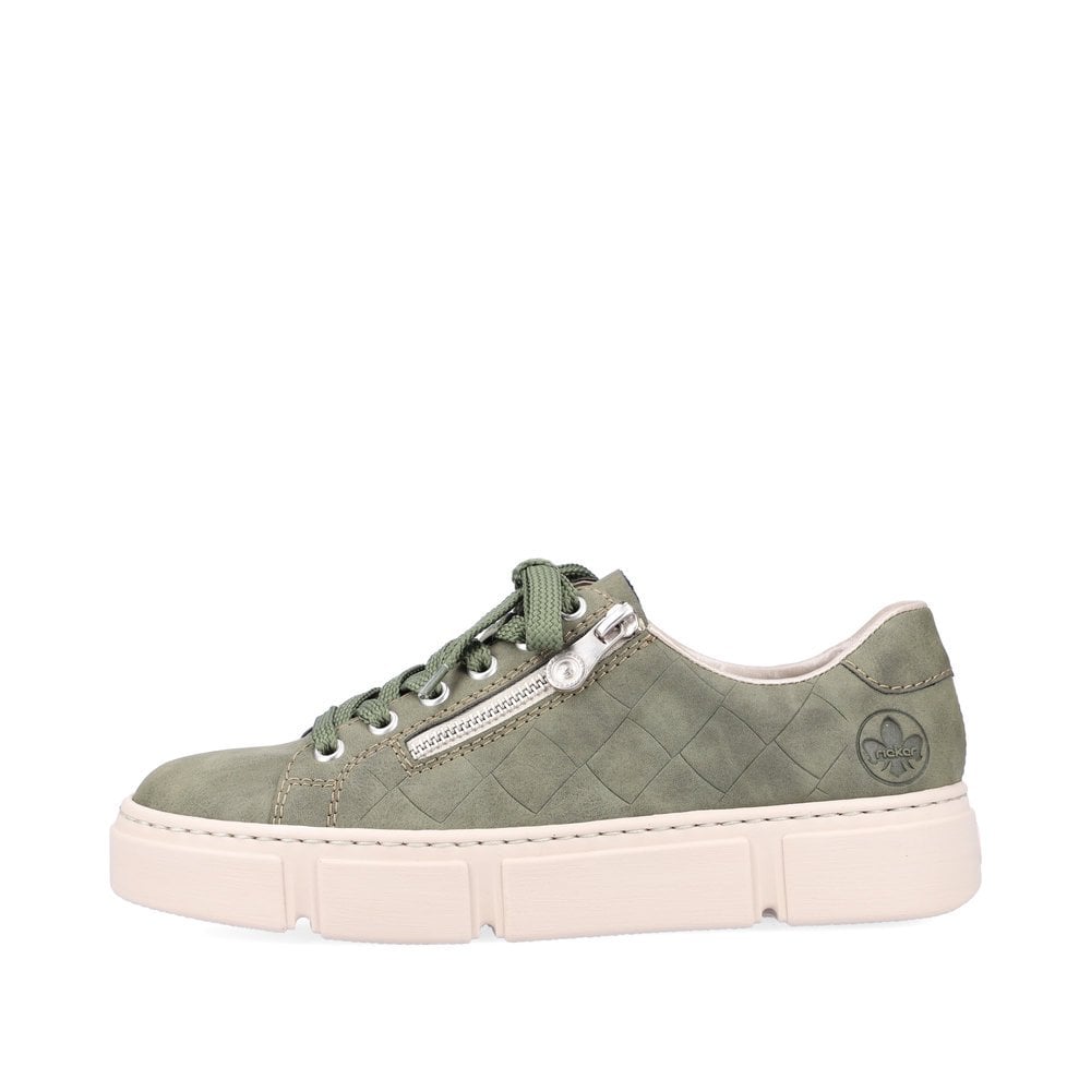 Basket Rieker N5935-54 Vert Femme | JVG-0233184