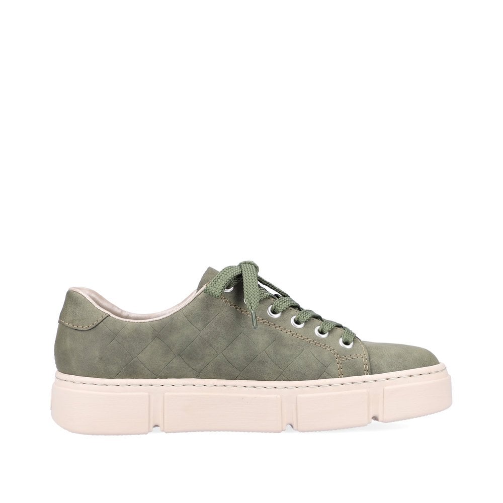 Basket Rieker N5935-54 Vert Femme | JVG-0233184