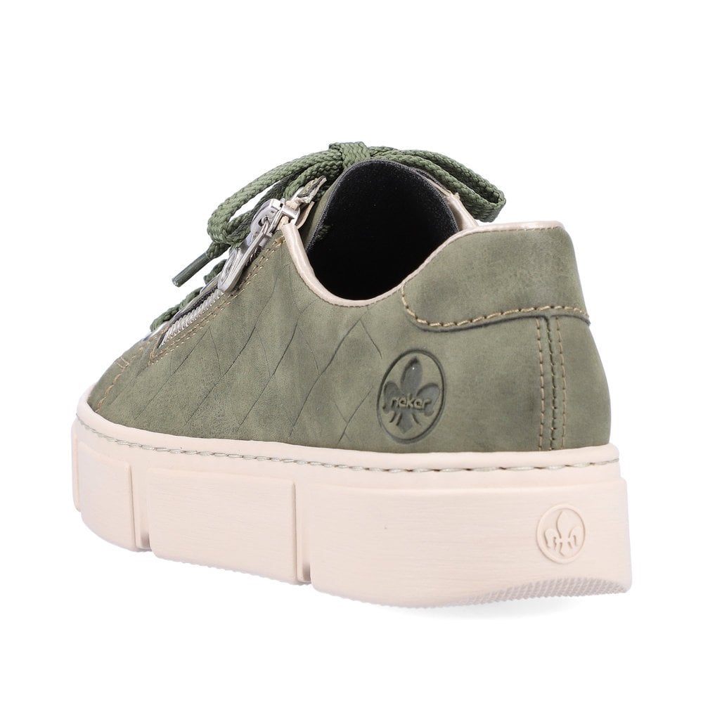 Basket Rieker N5935-54 Vert Femme | JVG-0233184