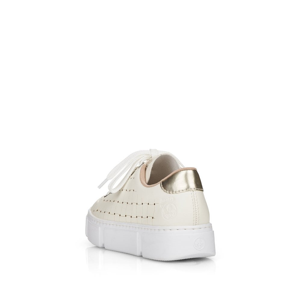 Basket Rieker N5943-80 Blanche Femme | QTD-9383027