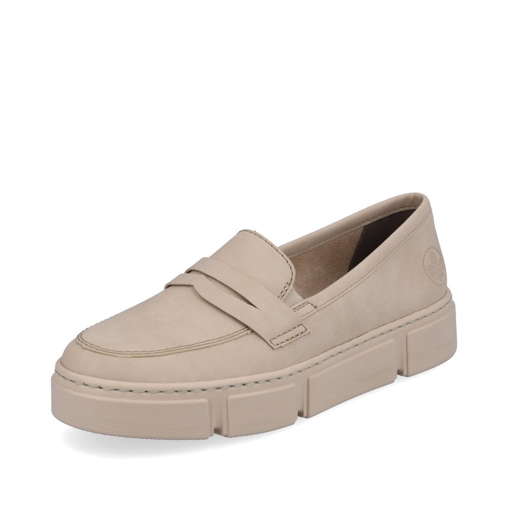 Slip On Rieker N5961-62 Blanche Femme | IMY-4601175