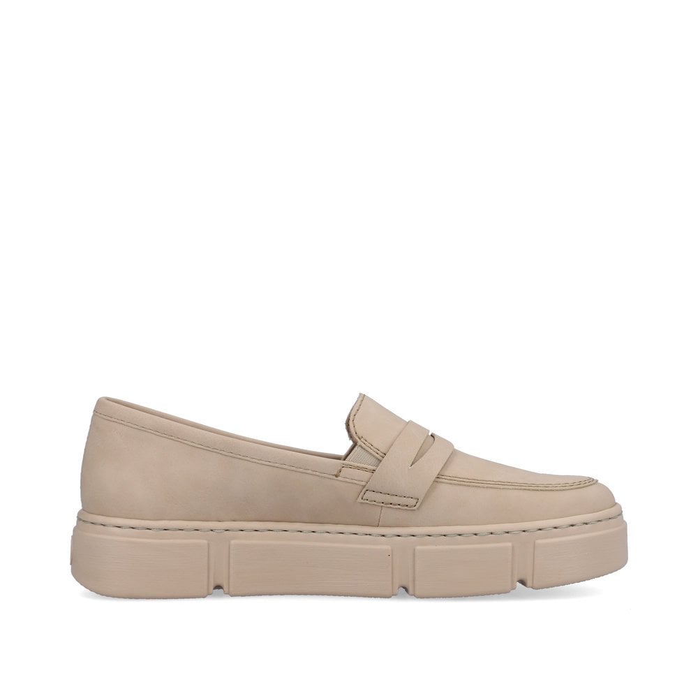 Slip On Rieker N5961-62 Blanche Femme | IMY-4601175